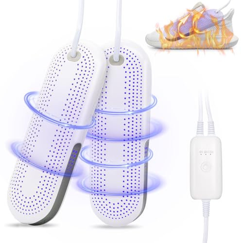 Idota Schuhtrockner Elektrisch, Schuh Trockner Tragbarer, Elektrischer Schuhtrockner mit 3 Modi Timer für Schuhe, Kinderschuhe Antibakteriell für Schuhe, Skischuhe, Handschuhe, Socke