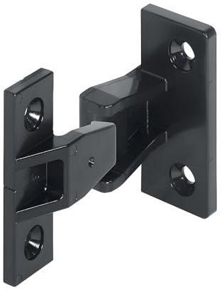 LOOTICH Keku AS Schrankverbinder Einhängebeschlag Platten und Rahmenteil Blendenhalter Einhänge-Verbinder zum Möbelverbinder für Häufig Auszuhängende Paneele Kunststoff bis 20kg (20 Paare)