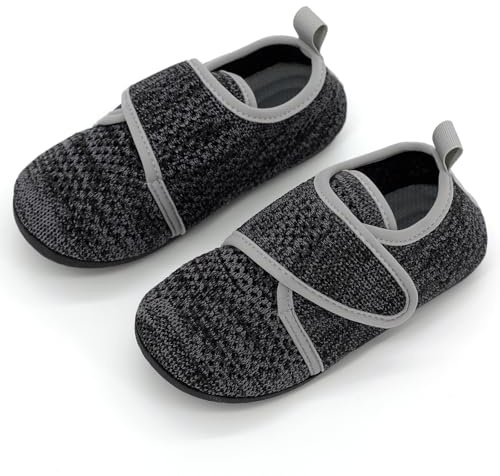 qpyysz Chaussons pour enfant garçon et fille - Chaussons de gymnastique pour garçon - Chaussures pieds nus - Pantoufles d'été respirantes et antidérapantes