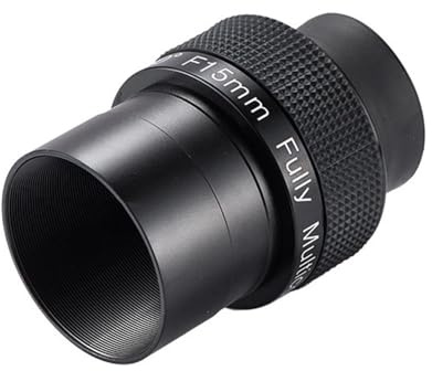 Telescope Accessories 2-inch 80 Degree Ultra Wide Angle F15mm/20mm/30mm Eyepiece, Metal Astronomical Telescope Accessories(15mm)