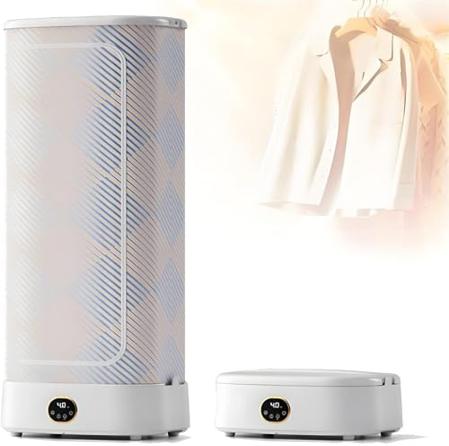 WJQZJDAMAI Secadora El Hogar, Maniquí de Planchado, Máquina Planchar Ropa Completamente Automática Plegable Hogar, Secadora Portátil,para Ropa y Telas, rápida y fácil de Usar