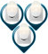 Trango 3er Pack LED Steckerlicht Wandlampe Steckdosenlampe Orientierungslicht Kinderlicht Nachtlicht Steckdose TG11-36O Sicherheitslicht mit Helligkeitssensor Auto AN/AUS Oval