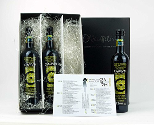 CLADIUM HOJIBLANCO - Extra jungfruolja Hojiblanco Variety - Väska 3 flaskor 500 ml