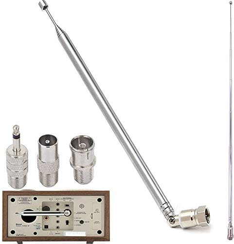 RUNCCI-YUN DAB Radioantenn för HiFi AV-mottagare minisystem, Ancable FM-antenn inomhusantenn