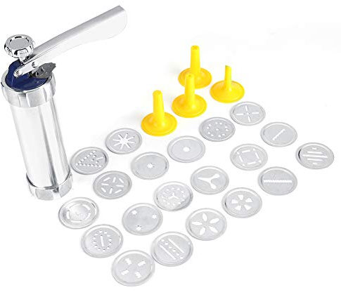 DIY Plätzchen-Keks-Kuchen-Maschine, Keks-Extruder-Presser-Maschine Fondant-Gebäck-Kuchen-Form-Dessert, das Backen-Werkzeug für Hauptküche Bildet