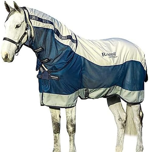 Horseware® Rambo® Summer Series Turnout with Disc Front Closure 0g Outer with 100g Liner
