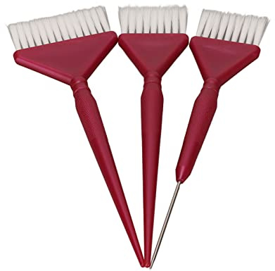 Juego de Brochas para Teñir el Cabello, 3 Brochas de Color para Peluquería, Brocha para Teñir el Cabello, Brochas para Teñir el Cabello, Brocha para Teñir el Cabello, Brocha de Afeitar, Teñir el Cabel