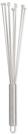 Mrs. Anderson's Baking Stainless Steel Ball Whisk, Flexible Wire Design For Whisking Eggs, Sauces, Dressings, And Desserts
