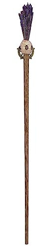 Rianpesn Bâton Pierres précieuses Cosplay, Accessoire Photo Sorcière Baguette Cosplay Accessoires, Collection Photo Prop Magical Gemstone Professeur pour