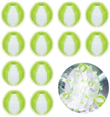12 Stücke Tierhaarentferner Waschmaschine,Fusselbälle Waschmaschine,Haarentferner Tierhaare,Hundehaarentferner für die Waschmaschine,Und Wiederverwendbar