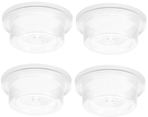 TOVINANNA 4pezzi Ciotola in Silicone Parte Trasparente Aspirapolvere in Silicone Ciotole in Accessori per Allattamento al Seno Strumenti in Forniture per Neomamme