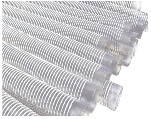 COYOUCO Manguera De Recolección De Polvo Helicoidal De PVC 40 Mm De Diámetro Interior Conducto Reforzado Flexible para Extractor De Succión De Ventilación Carpintería 1-5M,5m