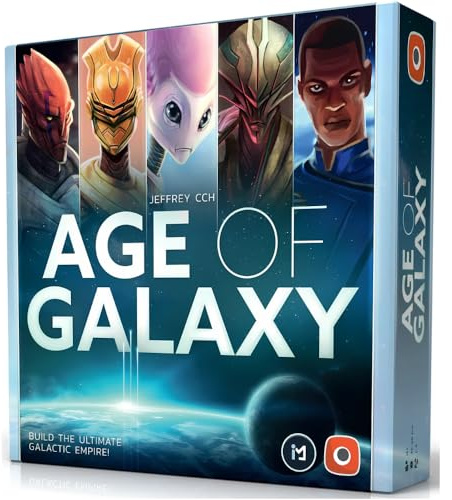 Age of Galaxy: Second Edition – 4X Sci-Fi Strategy Card Game by Portal Games | Empire Building, Technology Development & Faction Synergies | 1–4 Players, Ages 14+, 45–60 Min