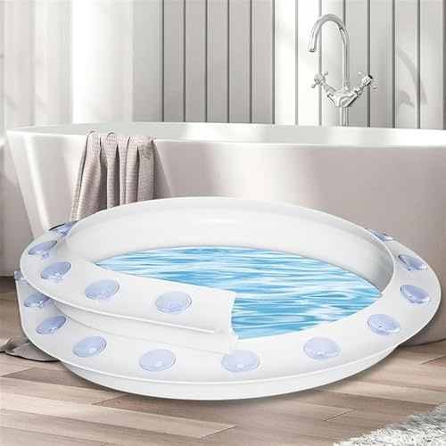 Silicone Shower Dam Barrier, Water Stopper Threshold for Wet Room & Dry Wet Separation, Suction Cup Collapsible Shower Guard & Floor Seal Strip for Bathroom(250cm)