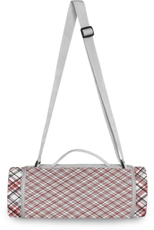Yoogain Tappetino da gioco rotondo per esterni, adatto a 2 adulti, accessori estivi, pieghevole, per escursionismo, tappetino da spiaggia o feste in campeggio all'aperto in famiglia, 147,3 cm (a