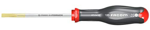 FACOM AT5,5X100 TOURNEVIS PROTWIST pour vis à fente - lame fraisée 5,5 mm x 100 mm