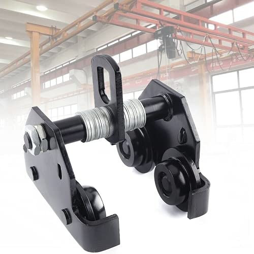 Laufkatze Rollfahrwerk Handfahrwerk Krankatze Unterflanschlaufkatze 1000kg 1T