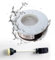 Sweier plafonniers encastrés à LED étanches IP65 pour salle de bain et cuisine (ampoule non incluse) en aluminium moulé sous pression Lot de 1