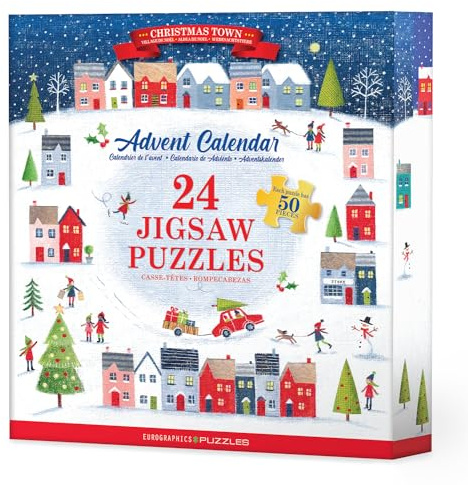 Eurographics Puzzle Advent Calendar - Christmas Town