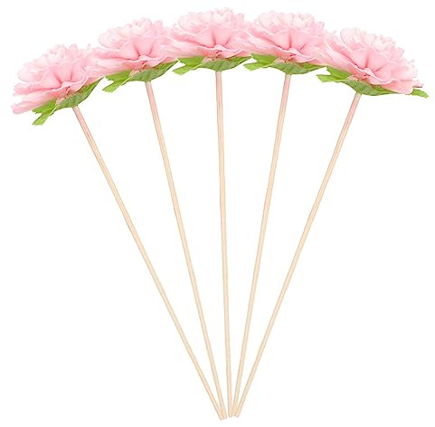 CORHAD 5piezas Palos Aromáticos Decorativos Flores para Difusores De Aromaterapia Diseño Artístico para Aromatizar y Bodas