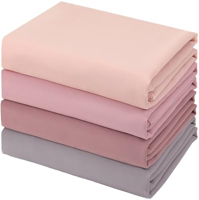 Geyoga 4 Pcs Chiffon Hijab Scarf for Women Muslim Long Head Scarf Lightweight Shawls Wrap Lady Gift Set(Fresh Color)
