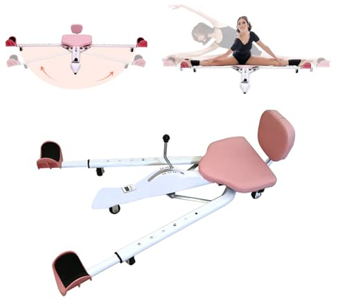 Split Machine Leg Stretcher, Leg Extension Machine with Counter, 128-168cm Adjustable, 0-180° Flexibility Leg Stretching Training Machine for Ballet Yoga Dance Home Gym Exercise