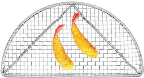 Rejilla rectangular for pasteles de acero inoxidable con revestimiento antiadherente: rejilla versátil for enfriar y asar for cocinar, a la parrilla(20 x 9 5 cm)