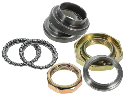 GAROZATION Front Fork Steering Bearing Set for Scooters Iron Steering Stem Bearings Kit for Enhanced Control and Reduced Friction Off-road Scooters