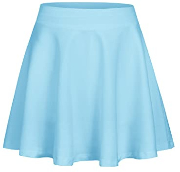 Arshiner kjol för flickor shorts hög midja sport tennis shorts barn A-linje skolkjol med innershorts fickor 6-15 år