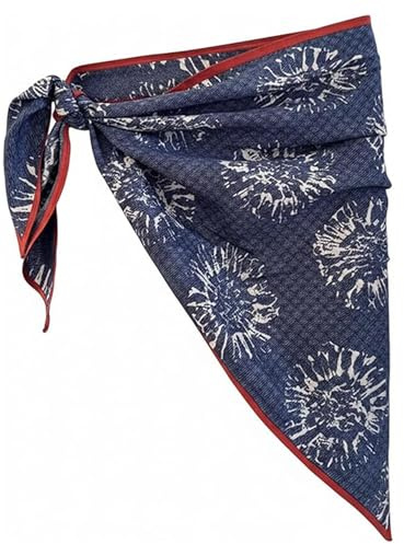 SANSIWU Silk Scarf Belts for Women Satin Waist Wrap Triangle Scarf Patterned Belt Boho Hip Scarfs y2k Accessories