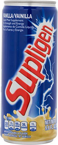 Supligen Vanilla Liquid Meal Supplement, 9.87 oz (Pack of 12) – Nutritional Shake with Protein & Vitamins – Ready-to-Drink Meal for Energy, Strength & Recovery