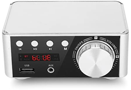Récepteur Amplificateur Audio 50W + 50W, Carte Amplificateur Audio Numérique HIFI Bluetooth 5.0, Récepteur Audio DC9V-24V avec Puce TPA3116 pour Amplificateur AMP