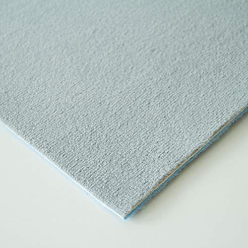 Steffensmeier Velours Teppichboden Verona Meterware | Auslegware für Kinderzimmer Wohnzimmer Schlafzimmer | Grau, Größe: 100x300 cm