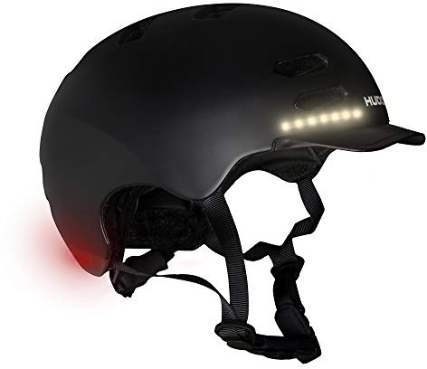 HUDORA Skaterhelm LED, schwarz