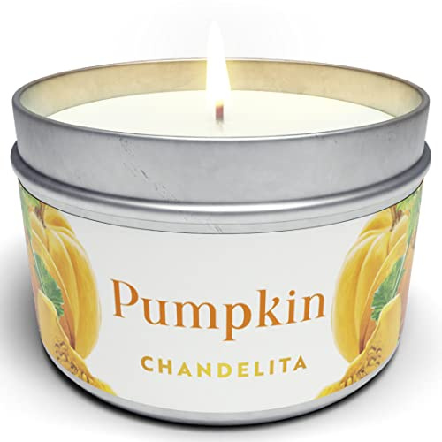 Chandelita Velas Aromáticas Grandes Calabaza Halloween con Toque de Canela y Cera de Soja - Vela Calabaza - Velas Decorativas - Velas Aromaticas Perfumadas - Relajación y Meditación - Pumpkin Candles