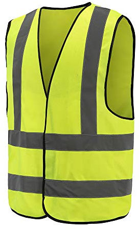 Hi viz Vests Yellow Reflective Vest High Visibility hi viz vis Executive Waistcoat