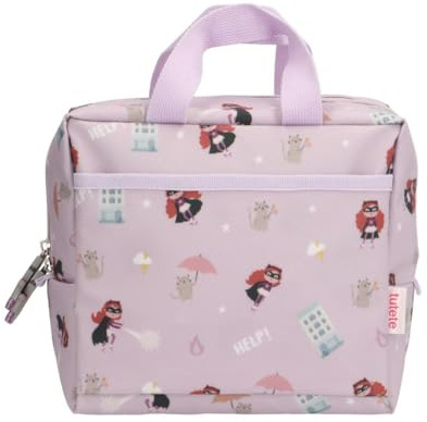 Tutete Bolsa Térmica Infantil para Comida | Bolsa térmica infantil pequeña y fácil de usar | Ideal para almuerzos y meriendas | Exterior impermeable, lavable y resistente | fantastic girl
