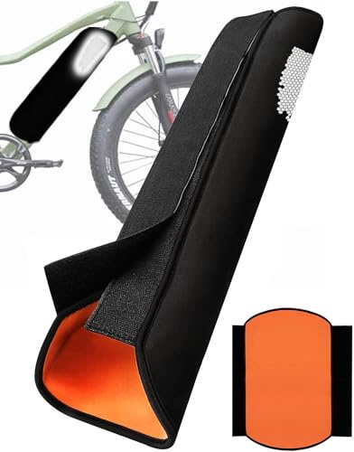 CBHCARCAR EBike Battery Cover, (11.8-15.8in circumference) Reflective Battery Protective E-Bike at Night, Bicycle Thermal Cover Waterproof Dustproof Bag
