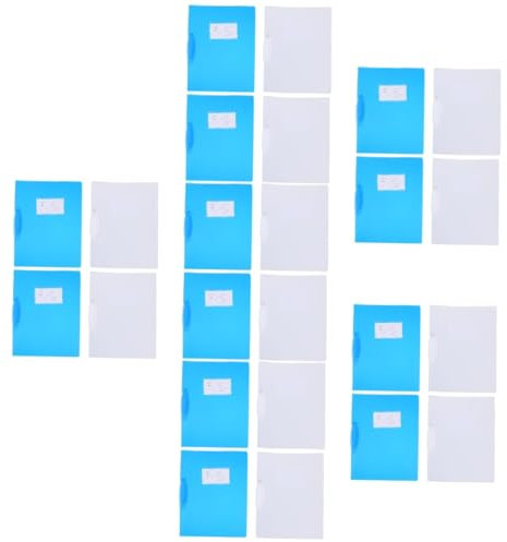 COHEALI 24 Stk Mappe Büroklammern Plastikbinder Dateiordner Drehbinder aktenkoffer aktentaschen praktische Berichtshefter tragbare Ordner Spurstange Bindemittel Trolley-Clip rotieren