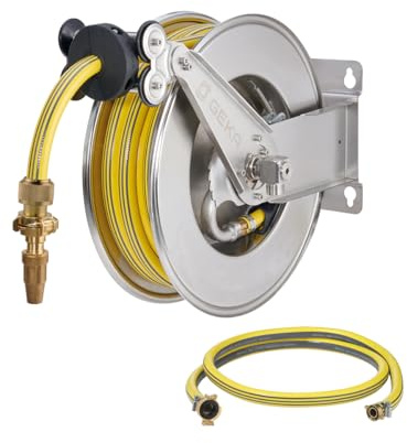 GEKA plus automatisk slangupprullare EA15SK, med vattenslang, L x B x H 52 (inkl. hållare) x 45 x 23,5, 42,9041.9
