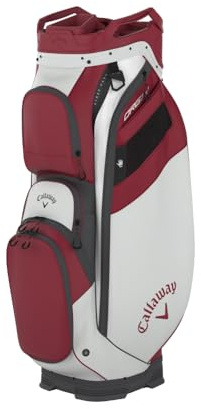 Callaway Golf ORG 14 Cart Bag 2025, Blanco/Cardenal