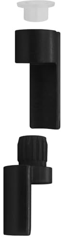 Nuk3y Door Saver 3 III Hinge Pin Stop for Residential Doors Fits All 3 to 4-1/2 Hinges (Black)