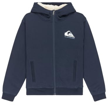Quiksilver Pullover in Pile Sherpa Nero 16