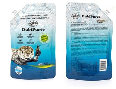 Nourriture pour Reptiles Lézard des Maneds Gel pour lézards Purée de Corne de Cils Nourriture pour éleveurs de léopards Langue Bleue Grillon 80g
