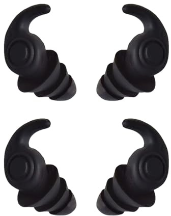 Vauki Ohrstöpsel Schwimmen für Kinder, 2 Paar Wasserdichte Wiederverwendbare Ohrenstöpsel Schwimmen, Weich Silikon Ohrenschutz, Gehörschutz Schlafen, für schwimmen Surfen für Kinder Erwachsene