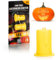 com-four® 2X Luce Decorativa a LED per Lanterne di Carta - Sostituzione della Luce del tè a LED - Luce Bianca Calda della Lanterna - Candela a LED a Batteria - Mini Lampada per Lanterne