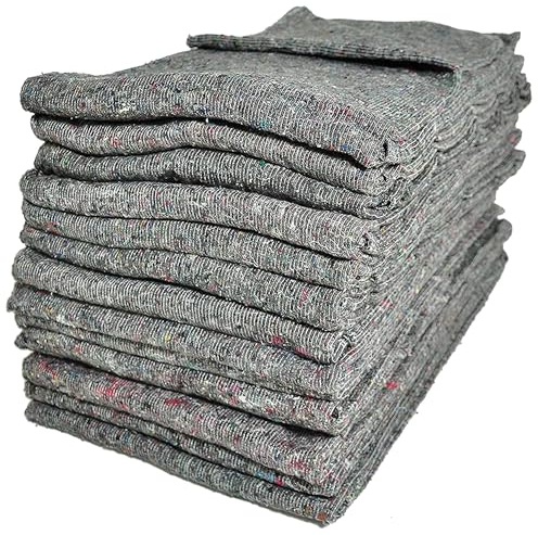 Pluto Packaging Large 200cm x 150cm Van & Transit Blankets | for House Furniture & Removal Cross Stitched Design