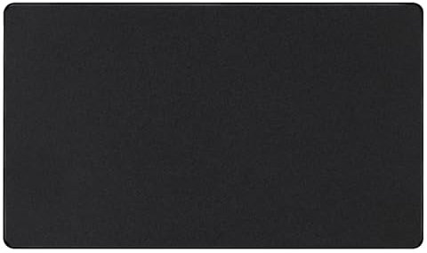 BG Evolve Matt Black PCDMB95B 2 Gang Double Blank Plate Cover Blanking Plate