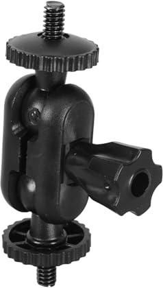 Adaptador de tornillo roscado macho de 1/4 a 1/4 pulgadas para conectar accesorios de cámara y trípode, monitores de montaje