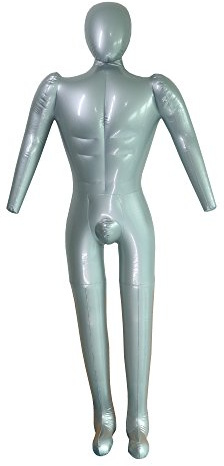 Nouveau Mannequin Masculin Gonflable Complet avec Bras, Pour la Mode, Torso de Mannequin, Modèle de Torso